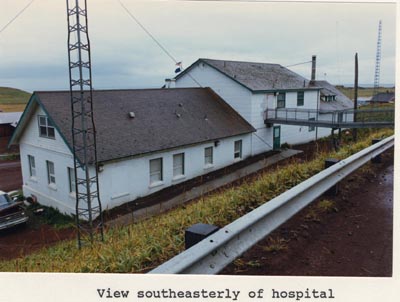 Photo of a southeasterly view of the hospital.